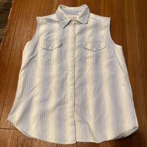 Women's Jukebox Sleeveless Large 100% Cotton